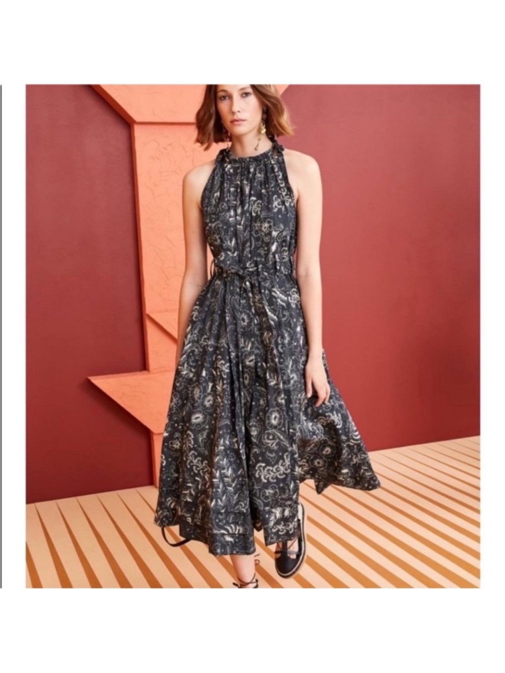 Ulla Johnson Joni Dress in Blackbird